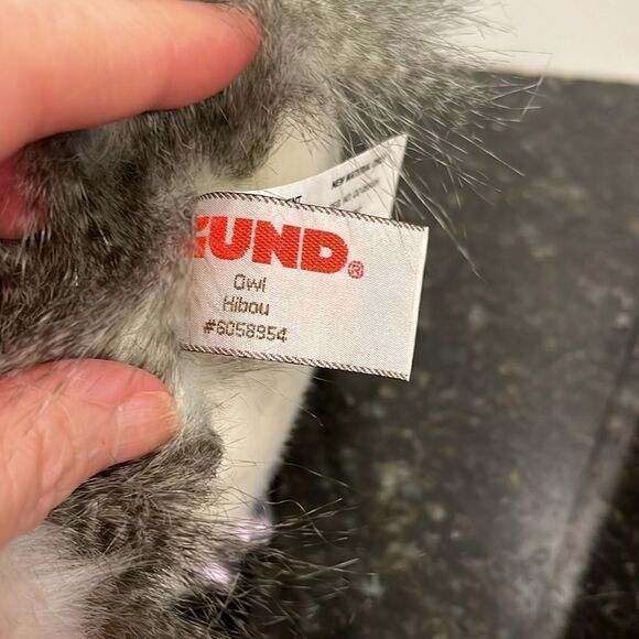 White Owl Hibou By GUND Plush Toy Animal 10" Bird Snowy Owl #6058954 - Picture 7 of 10